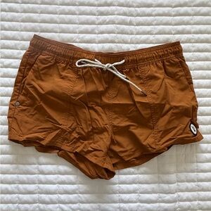 Vuori Women's Brown Drawstring Shorts